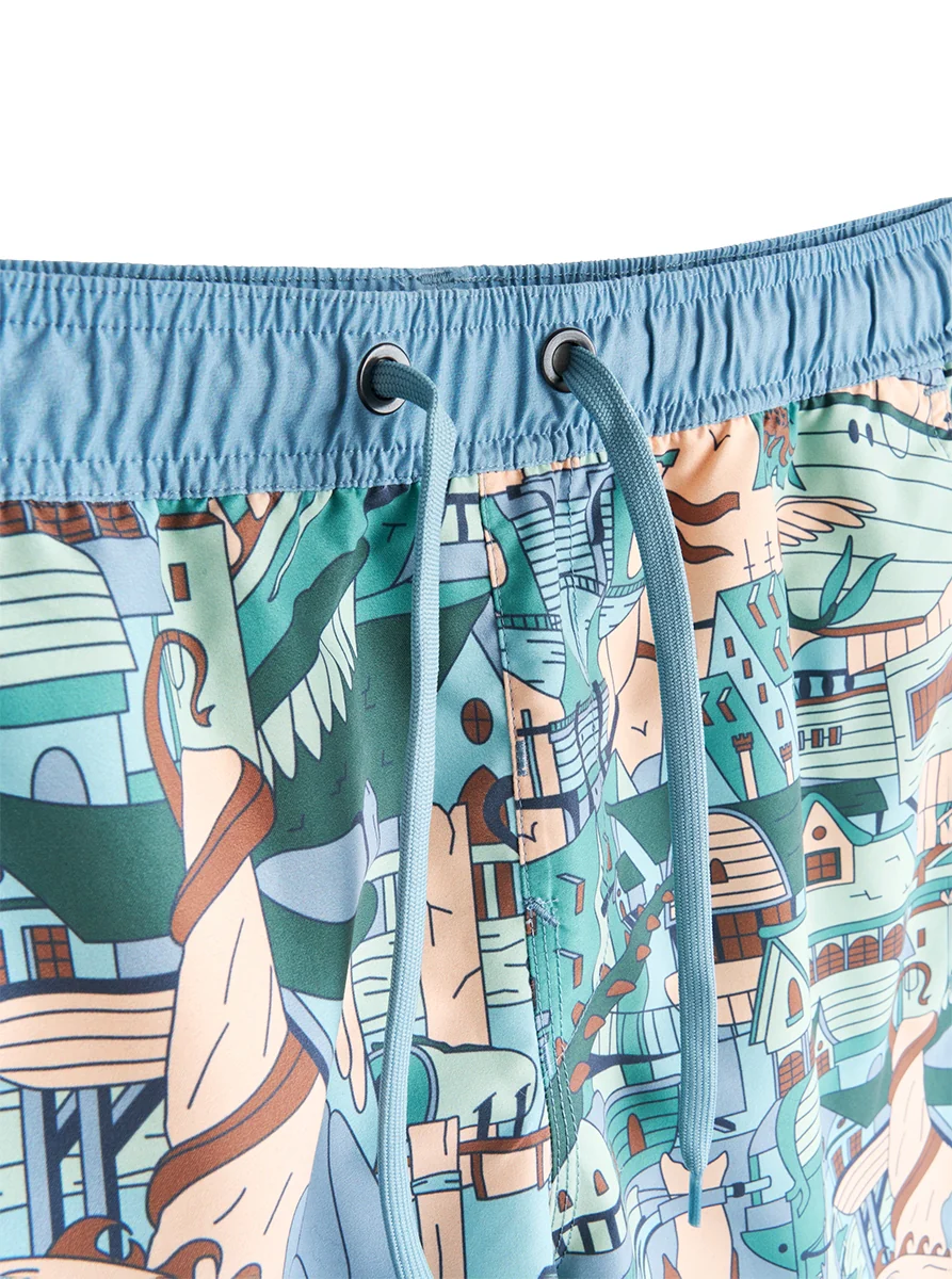 Bilgewater Print Swim Shorts - Image 3