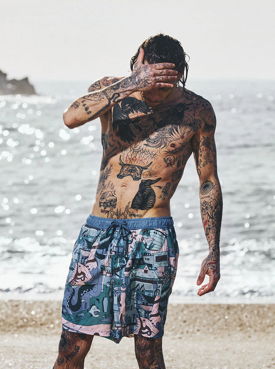 Bilgewater Print Swim Shorts - Image 5