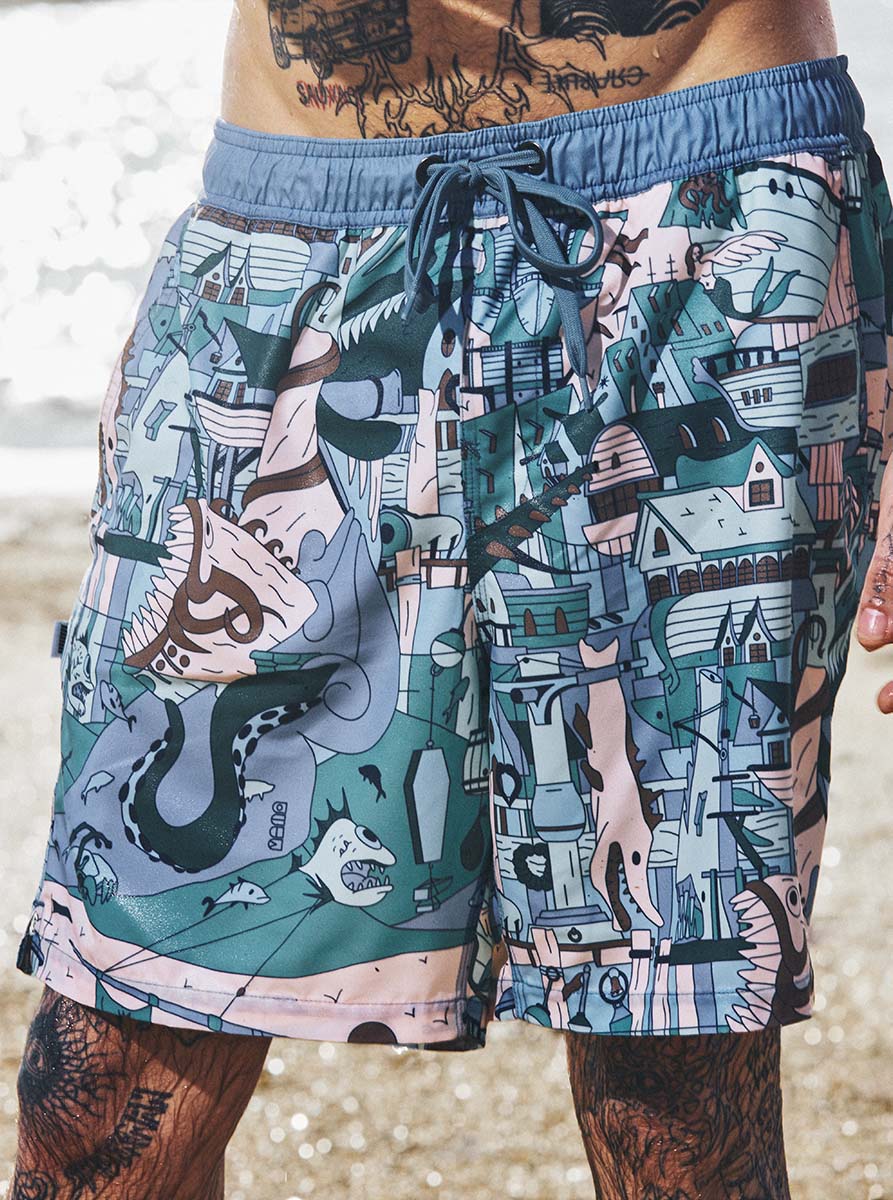 Bilgewater Print Swim Shorts - Image 6